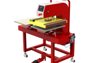 Two station automatic thermal transfer press Rapid Transfer System (RTS)